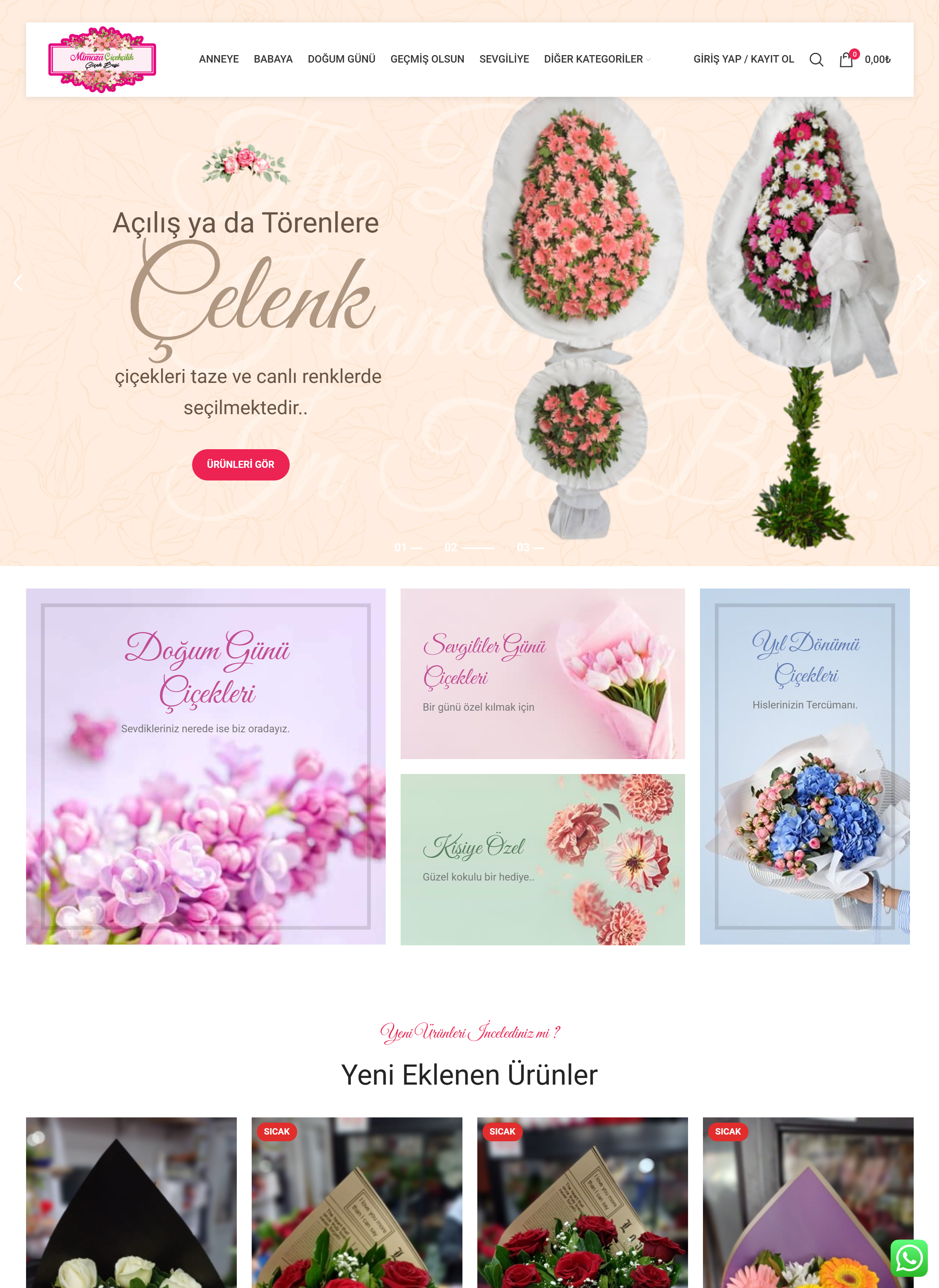 Merimaidal.com web sitesi ekran görüntüsü
